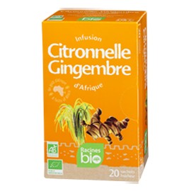 Infusion Citronnelle - Gingembre - RACINES BIO