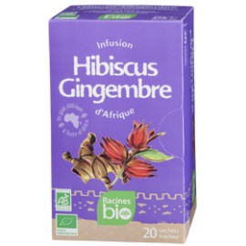 Infusion Hibiscus-Gingembre - RACINES BIO